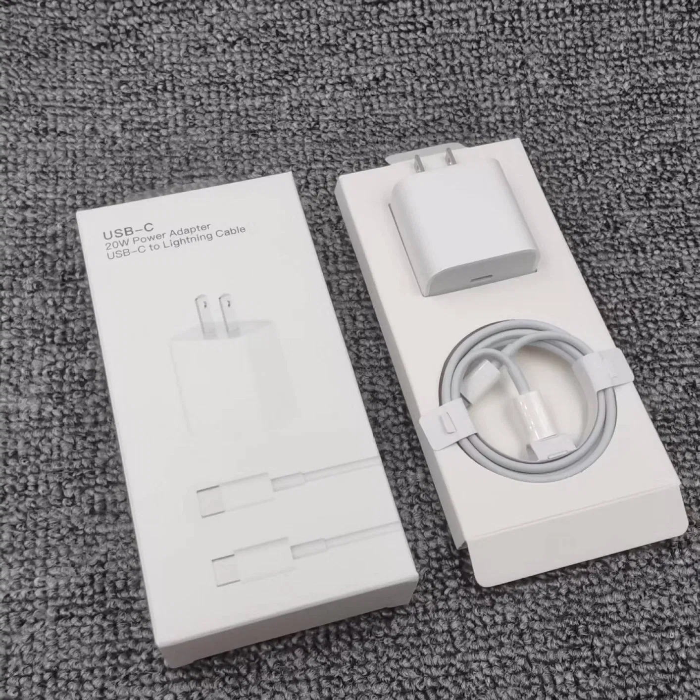 Us USB Type C Pd 20W 18W Quick Charger Kit Wall Charger for Apple