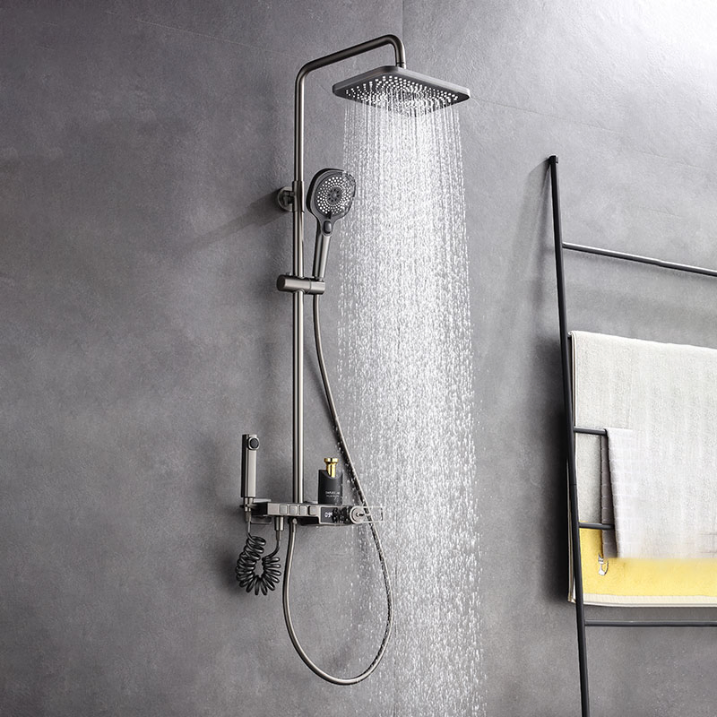 Factory Original OEM Intelligent Water-Saving Thermostatic Bathroom Faucet Grifo Bathroom Shower Set