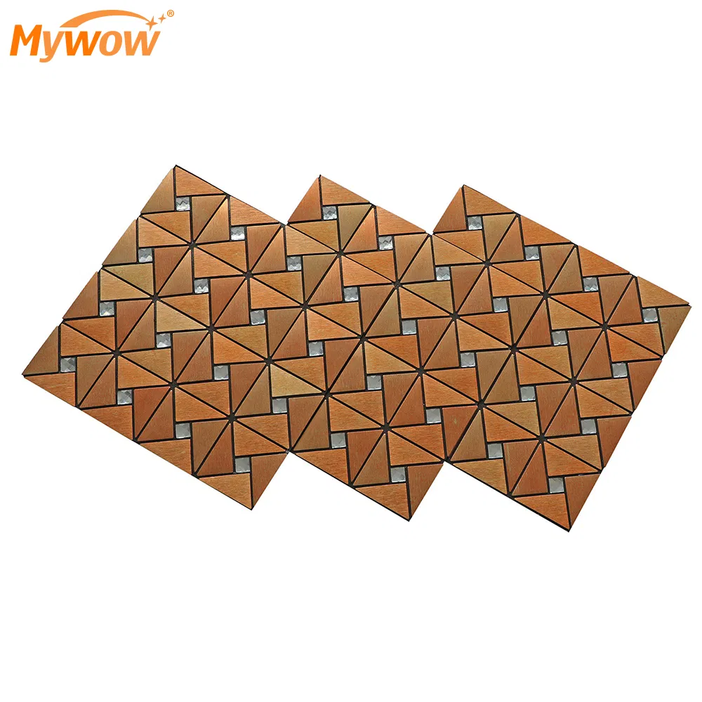 Мозаика MyWow Silver для кухни и ванной, самоклеящаяся