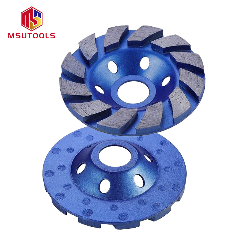 100mm 115mm 125mm 150mm High Hardness OEM Customized Diamond Grinding Wheel Deburring Concrete Floor Turbo Cup Wheel