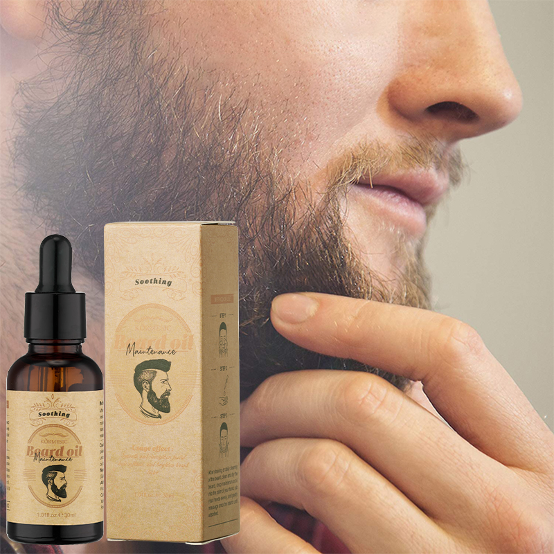 Premium Men's Beard Care Soft Shine Oil for Grooming