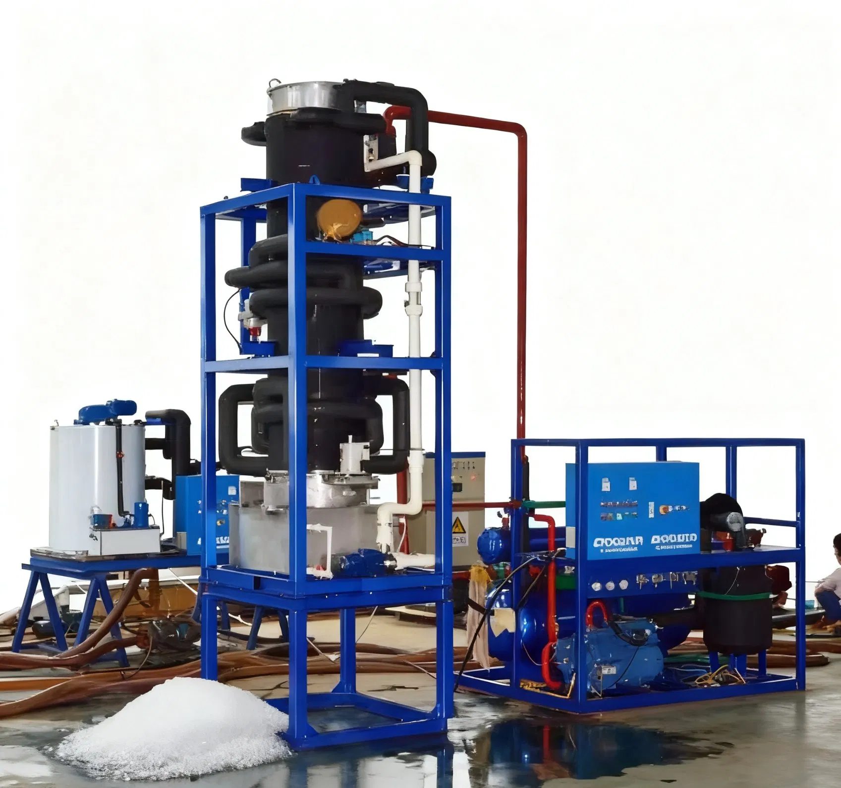 Commercial Big Ice Block Making Machine, Energy-Efficient Industrial Ice Plant Equipment