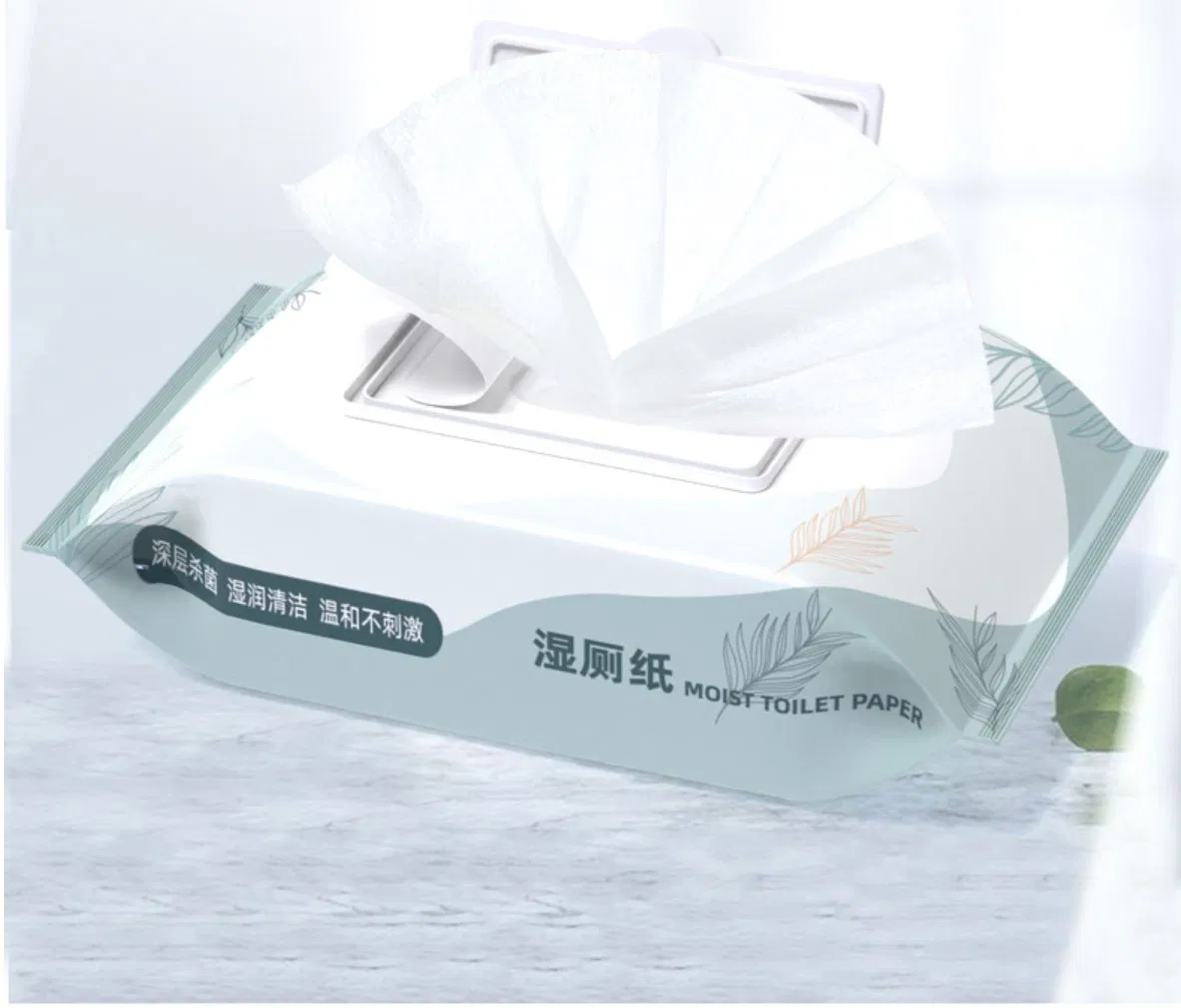 Wholesale Flushable Disposable Biodegradable Cleaning Toilet Wet Wipes