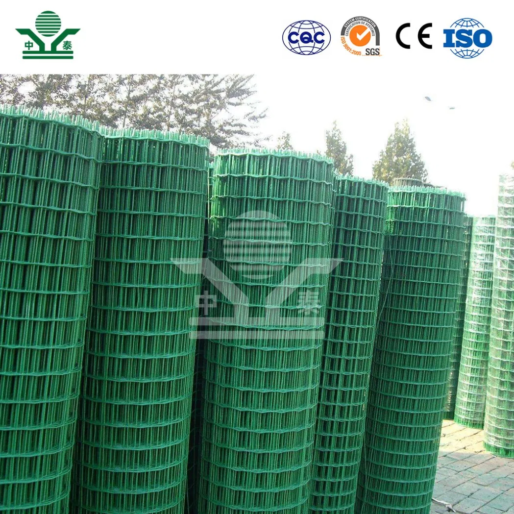 Zhongtai Plastic Coated Dutch Fence China Manufacturing Stadium Fence Wire Mesh 2X3 Inch Dutch Perimeter Fencing