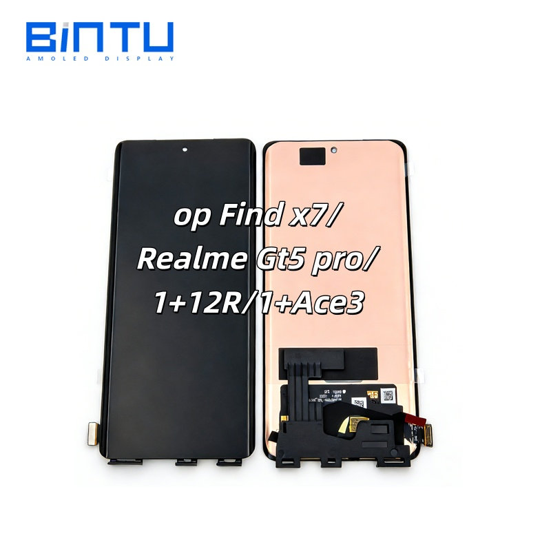 OLED-дисплей Bintu для Oppo Find X7, Realme GT5 Pro, 1+ 12R/Ace3