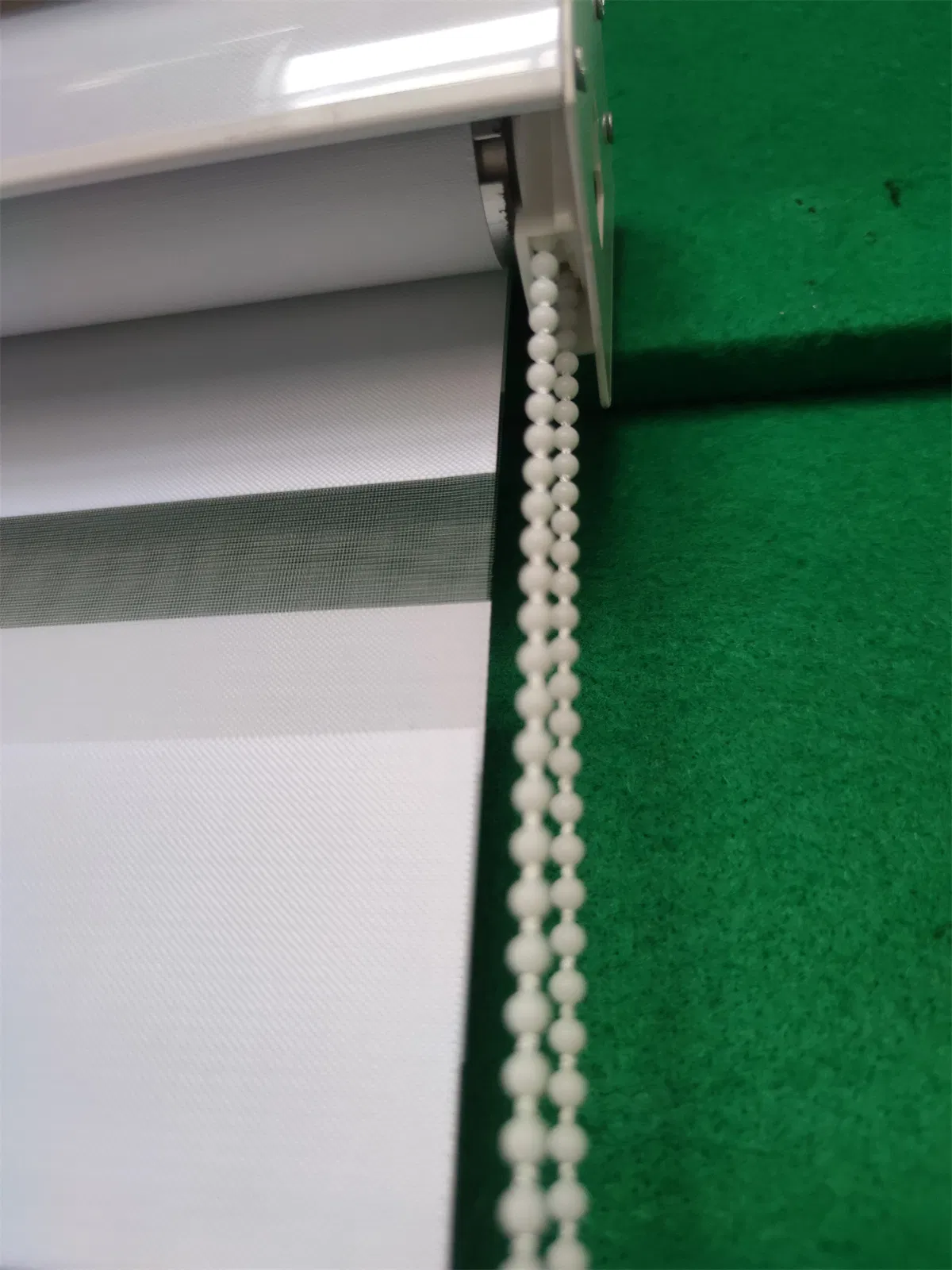 Custom Zebra Shades Se-Mi Blackout Corded Window Blinds