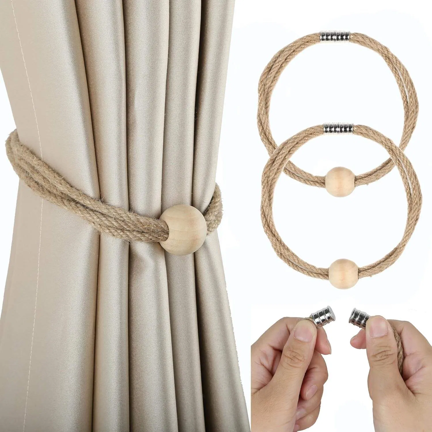 Elegant Curtain Tiebacks – Best-Selling Modern Home Decor Curtain Accessories