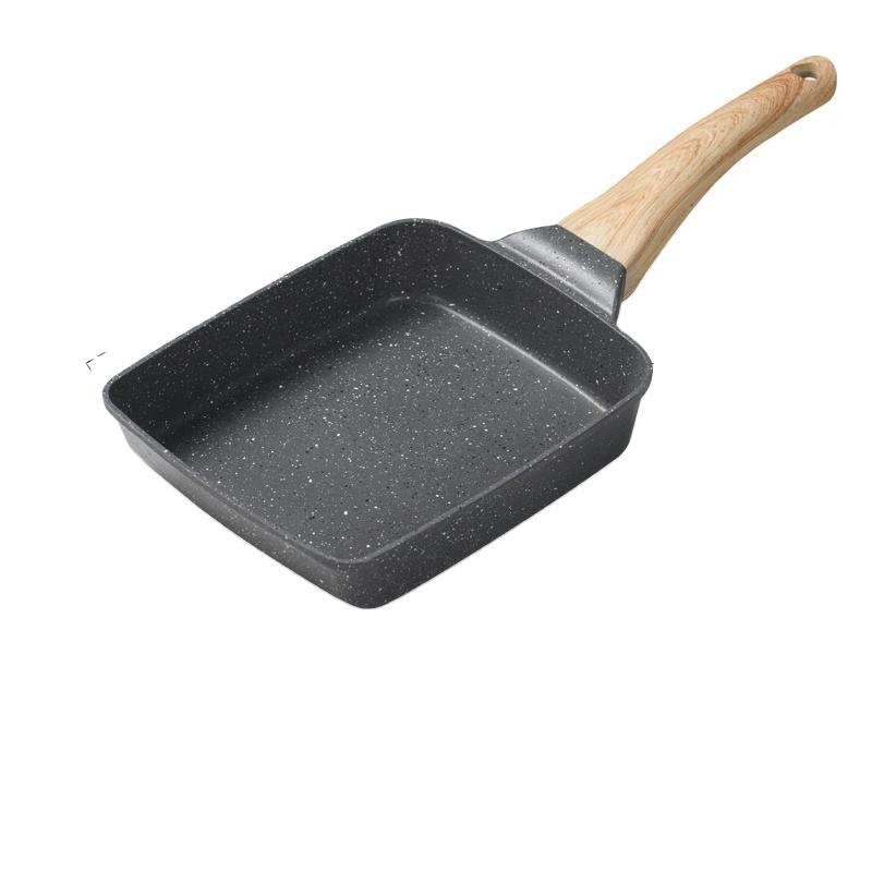 Японская сковорода для омлета с лопаткой, прямоугольная