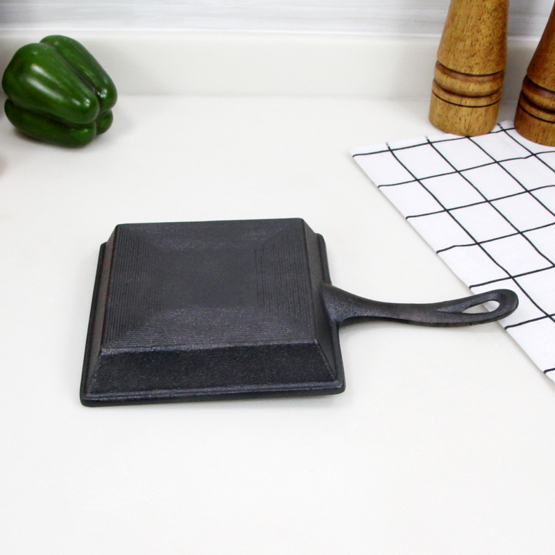 Factory Wolesale Cast Iron Preseasoned Sandwich Maker & Skillet