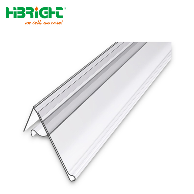 Supermarket Plastic T-Wire Basket Swing up Price Label Holder
