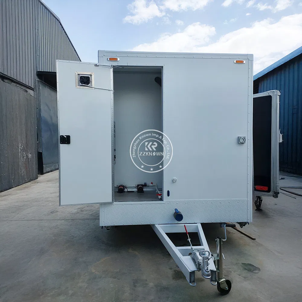 2025 Commercial Mobile Barbershop Trailer Salon Van Trailer Mobile Hair Salon Truck Temporary Mobile Toilet Restroom