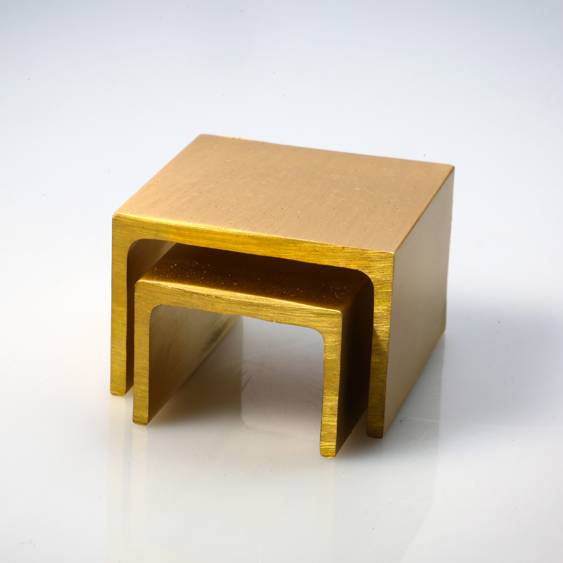 H58 Brass Profile Extrusion Processing Manufacturer Customized Home Decoration Special-Shaped Copper Material