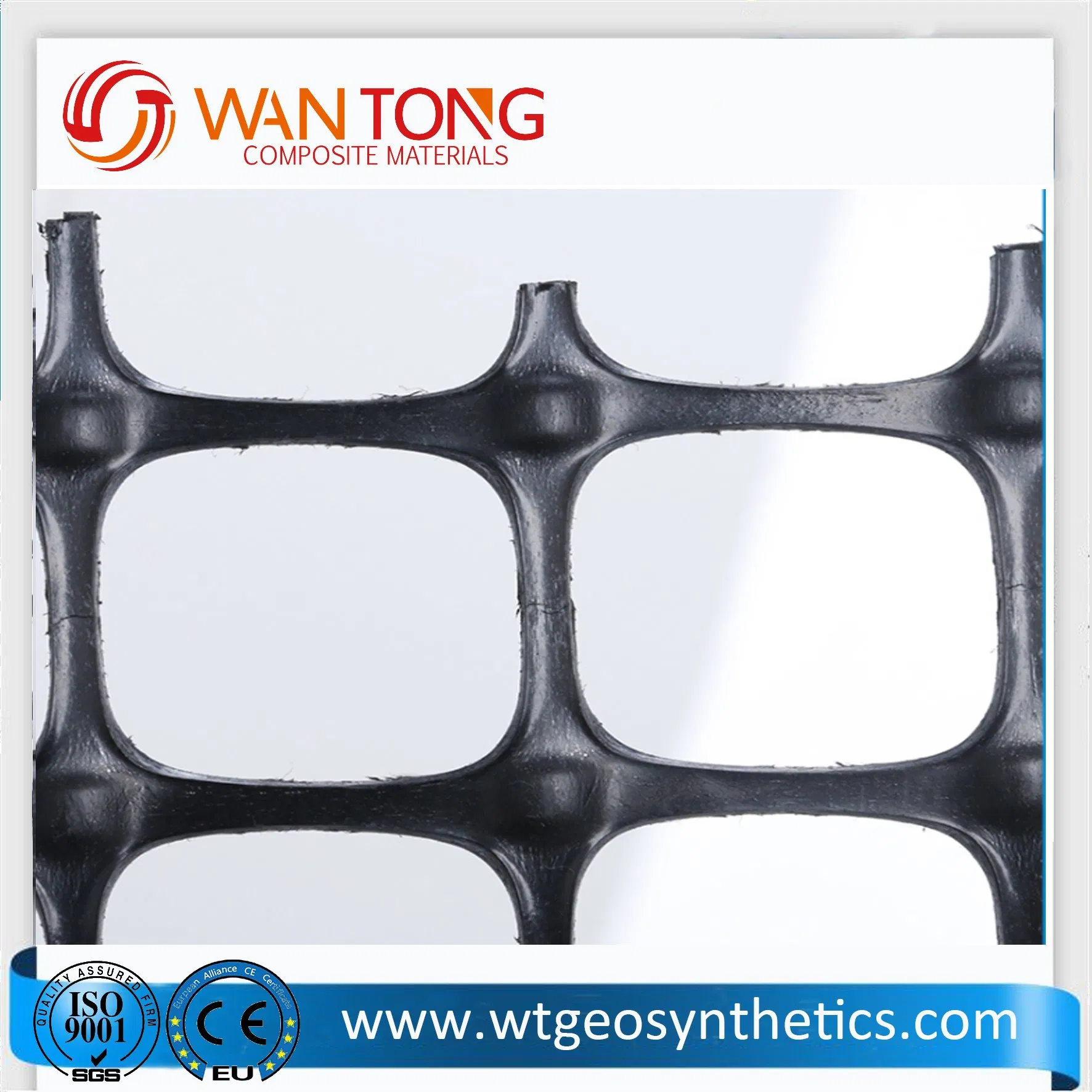 Biaxial Plastic Geogrid for Soil Retainer