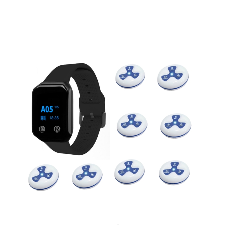 Waiter Watch Pager System for Restaurant, Cafe