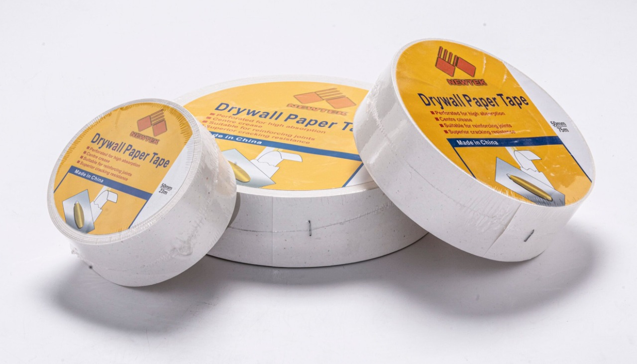 50mmx20m, 50mmx75m, 50mmx150m Drywall Paper Joint Tape