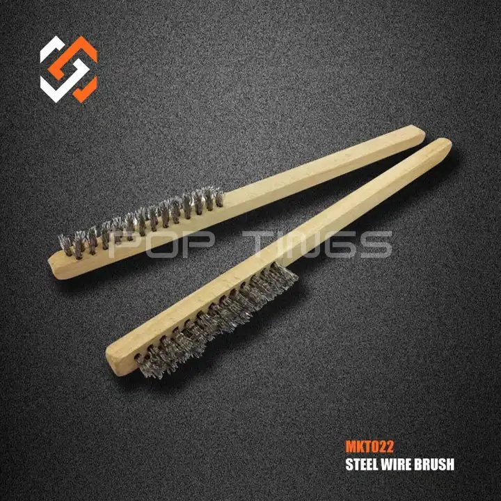 Щётка стальная для ювелирных работ MKT022 с мягкой щетиной
