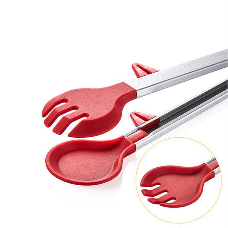 Stainless Steel Non-Stick Tongs with Heat Resistant Handle Mi11920