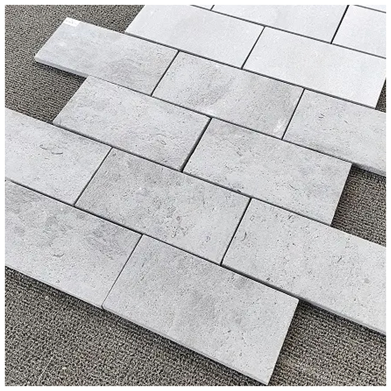 Grey Limestone Brick Floor and Wall Paving Tiles