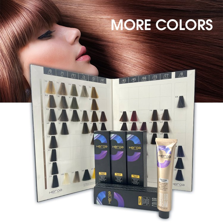 Keroa Long-Lasting Professional Hair Color Permanent Hair Dye 52 Colors