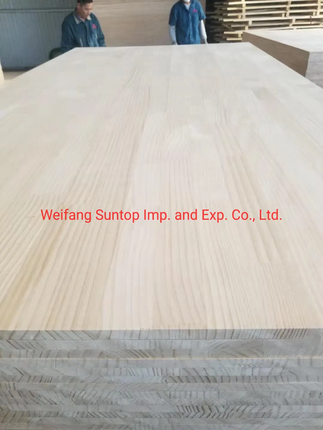 Pine Finger Joint Board for Korea Market.