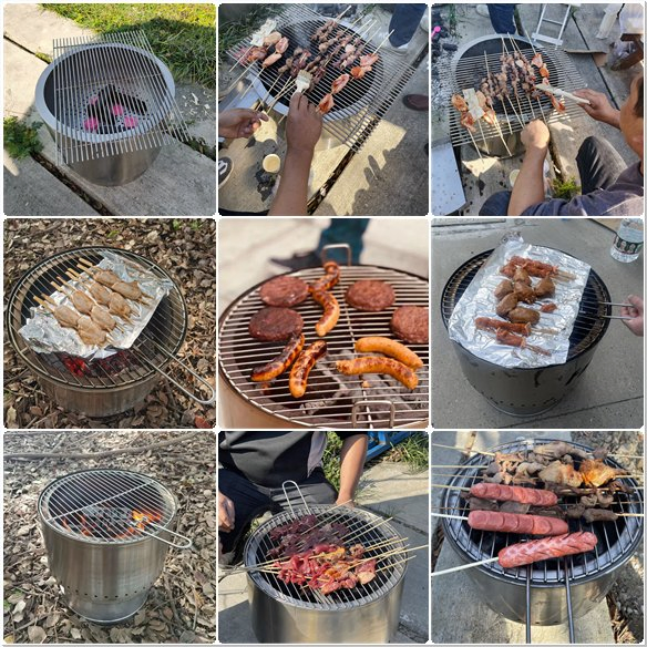 Stove Bonfire Flame Genie Outdoor Fire Pit for Camping