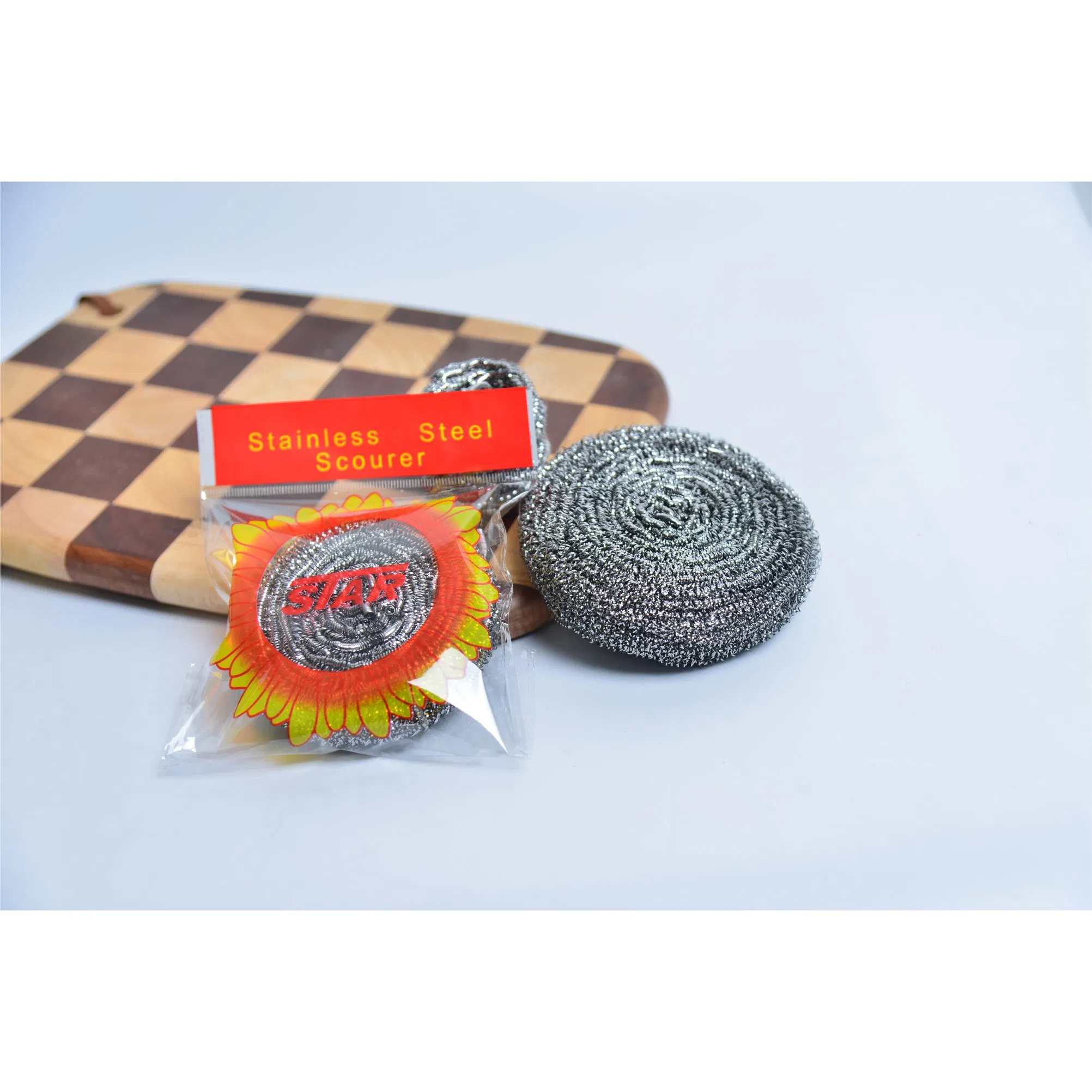 Fast Shipping Metal Scrubber 410/430 Stainless Steel Wire Ball Steel Wool Sponge