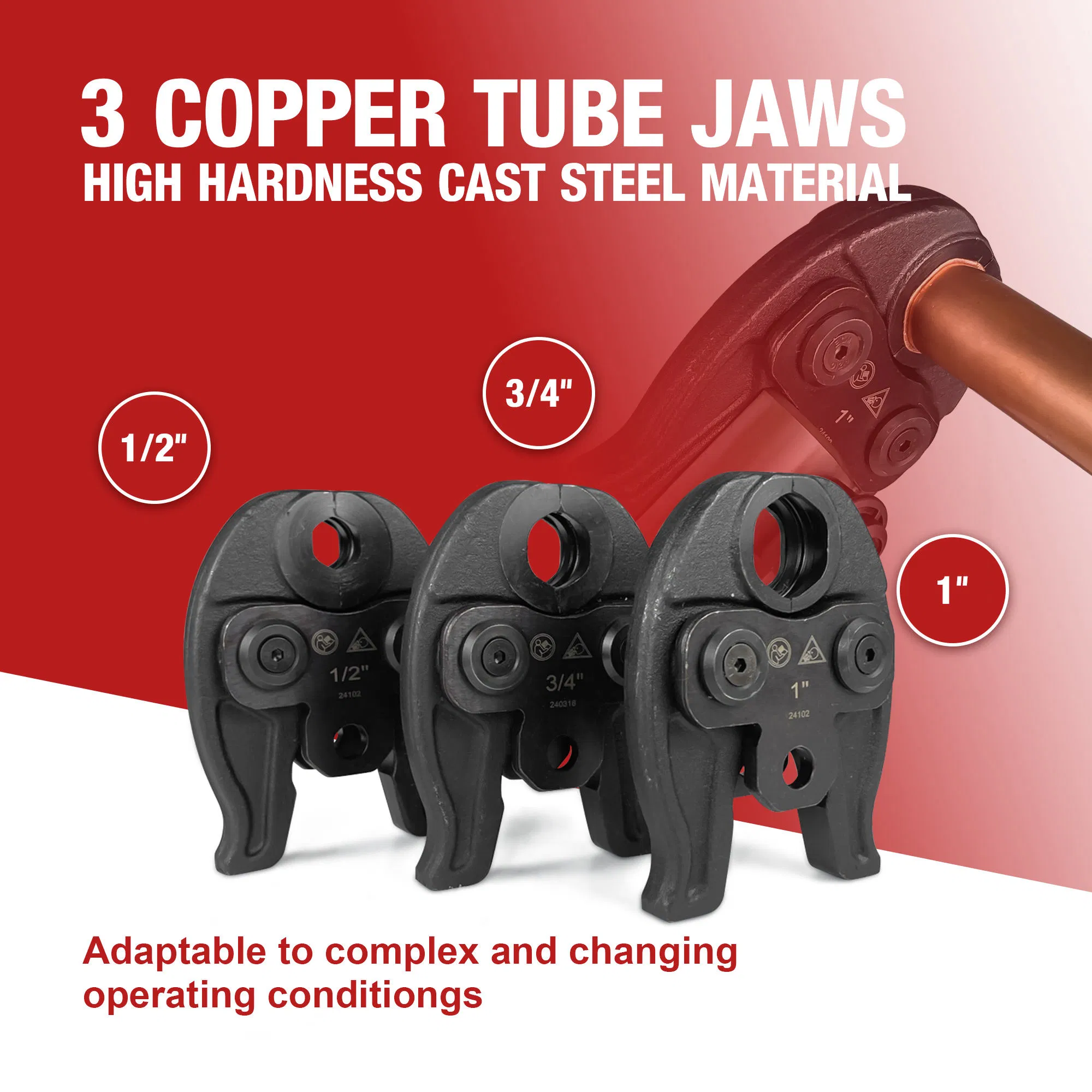 Hewlee Hzt-25 Battery Powered Pipe Crimping Tool Crimping Tool for Pipe Line