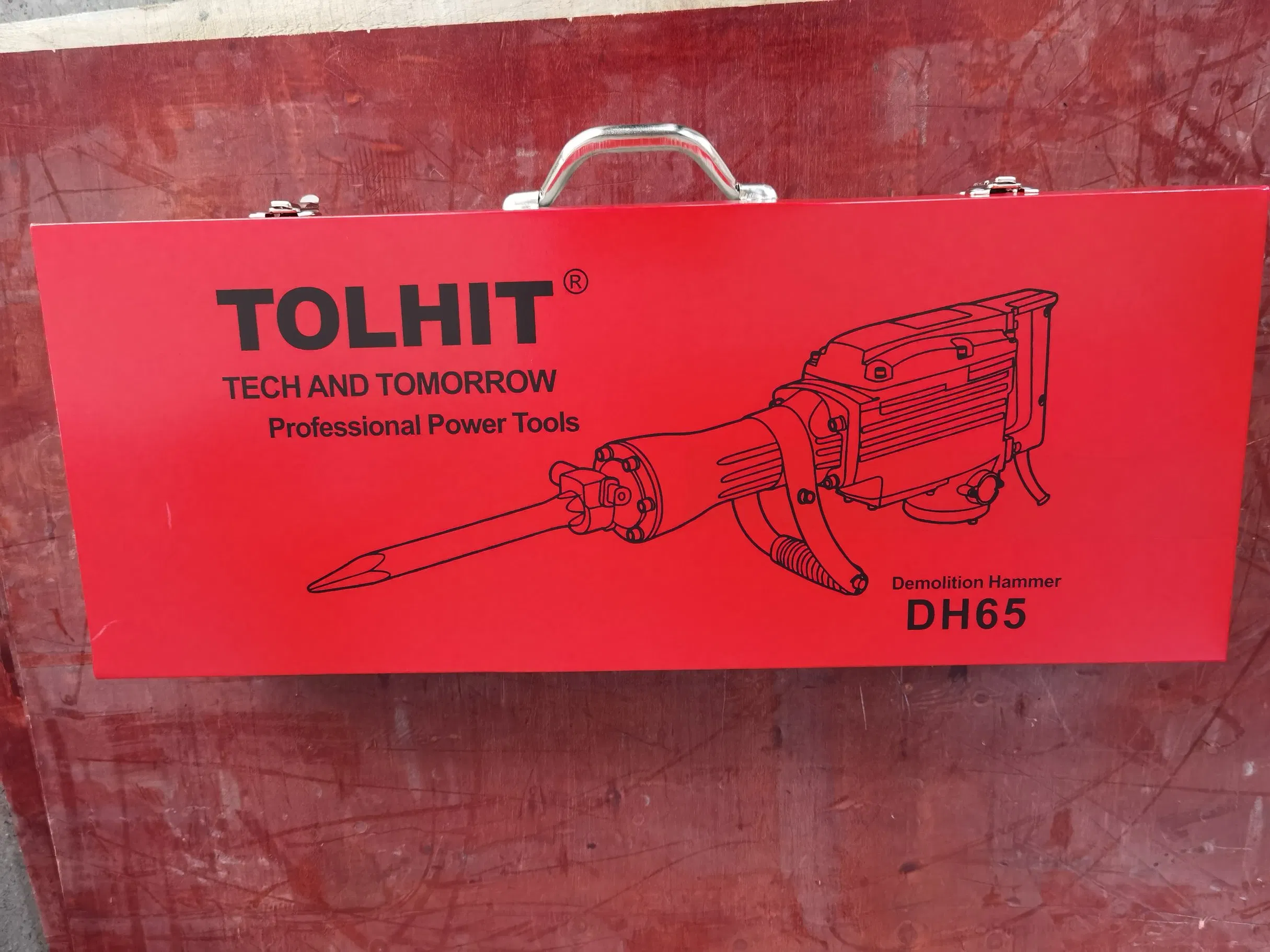 Tolhit 1500W 65A Rock Demolition Hammer Professional Concrete Pavement Breaker
