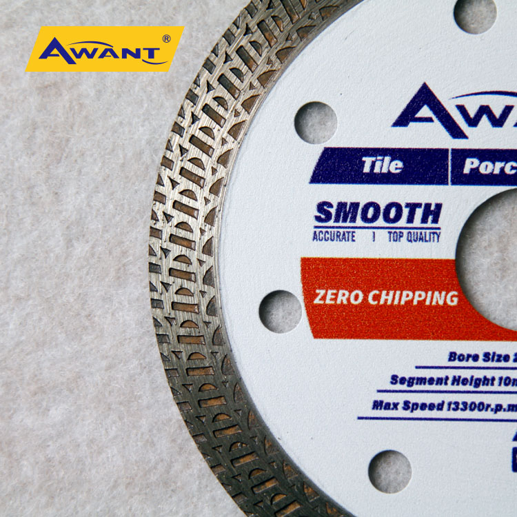 Hot Pressed K Turbo 105mm Diamond Saw Blade for Tile, Porcelain, Ceramic