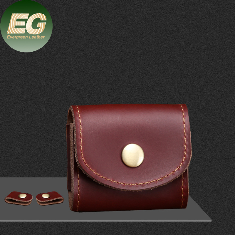 Ea085 Earphone Organizer Designer PRO Airpod Carrying Waterproof Small Protective Bluetooth Travel for Custom Headphone Case Leather