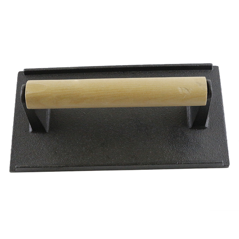 Пресс для мяса чугунный с деревянными ручками