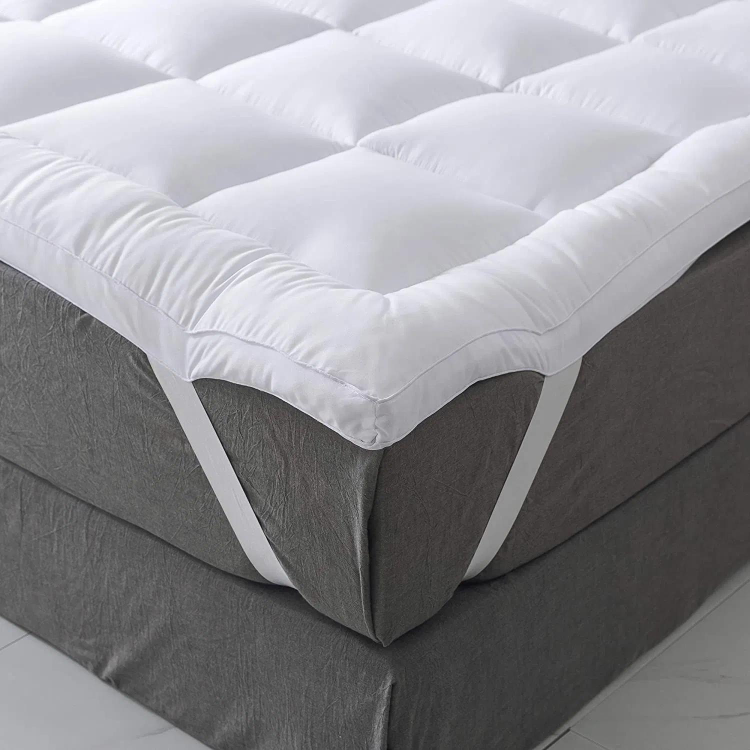 Queen Size Mattress Topper Extra Thick Cooling Cover Down Alternative Mattress Pad