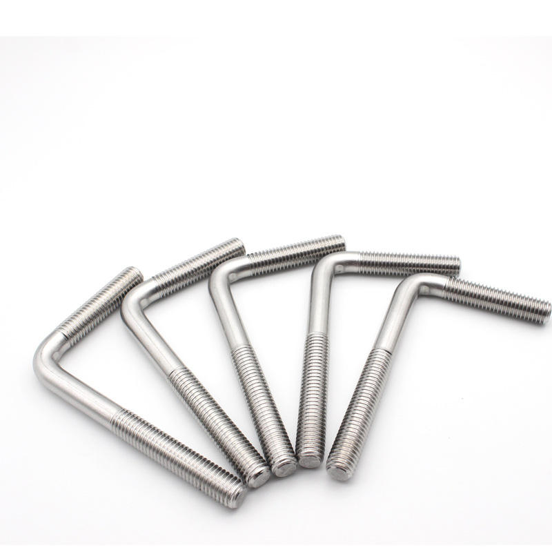 304 316 Stainless Steel Ground Anchor Bolt Foundation Anchor Bolts L Shape Bolt