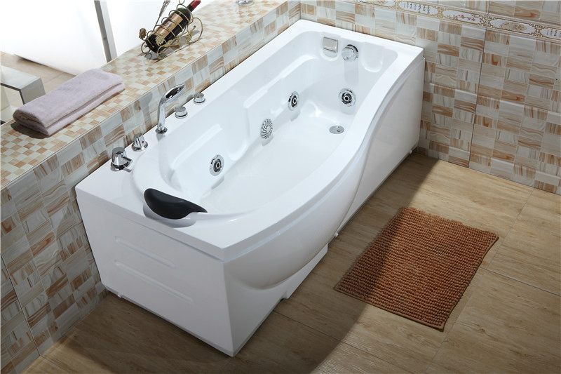 Sanitaryware Modern White Free-Standing Acrylic Bathroom Bathtub