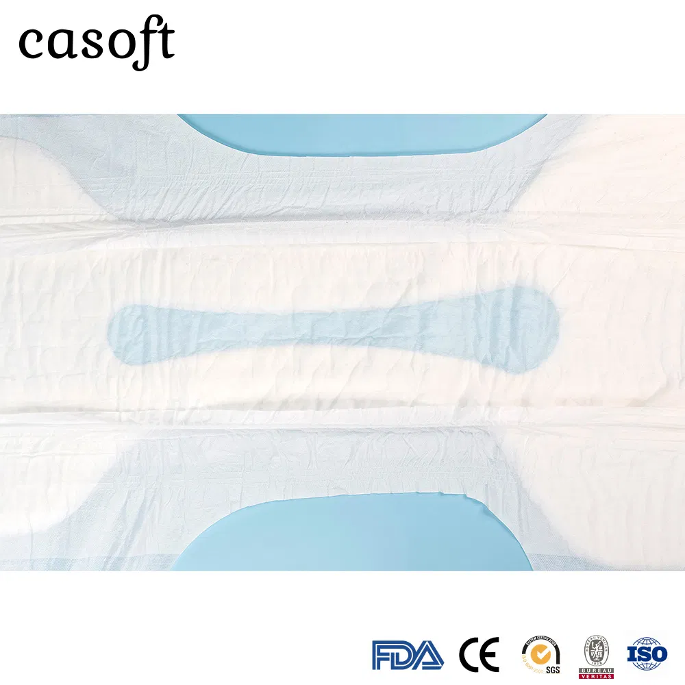 OEM Casoft Disposable Adult Diaper with "S" Cut Manufacturer for Elderly People Cheap Price Free Sample Print PE Back Sheet for Russia Market