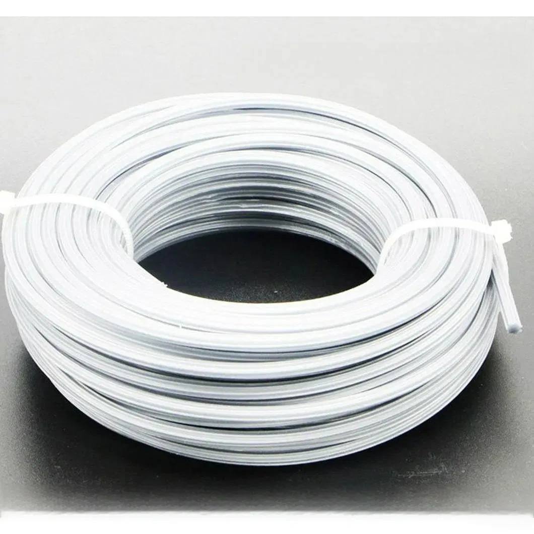 120 Inch Heptagon Grass Trimmer Nylon Trimmer Line Gray 3.00mm.
