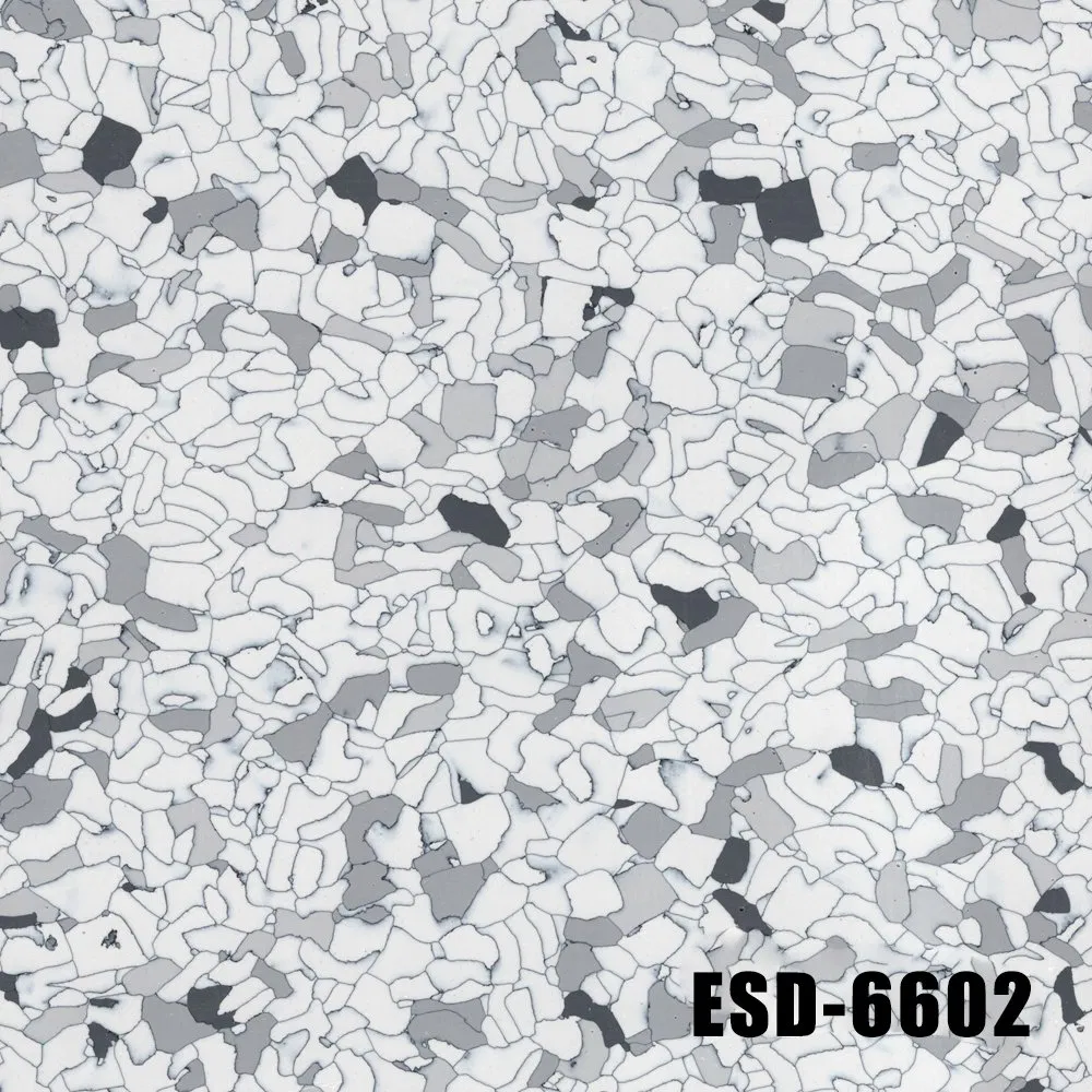 Allesd Good Sale Conductive Lint Free Various Pattern Antistatic ESD Flooring ESD PVC Tiles