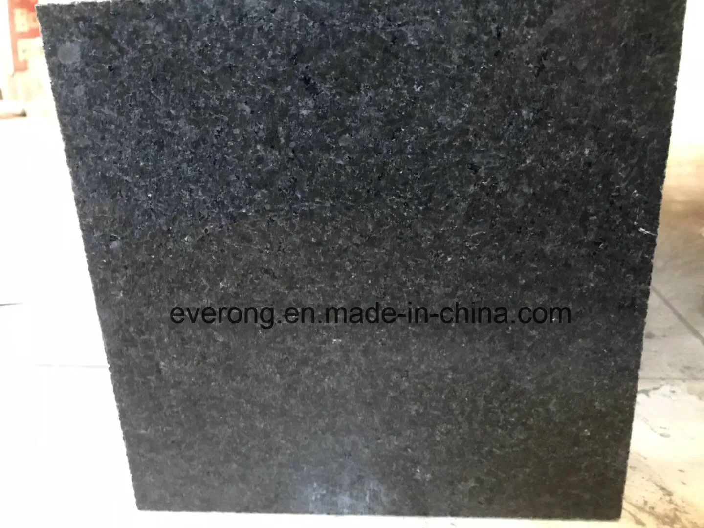 Cheap G684 Black Granite Flamed Paver Outdoor Floor Tiles with Waterproof