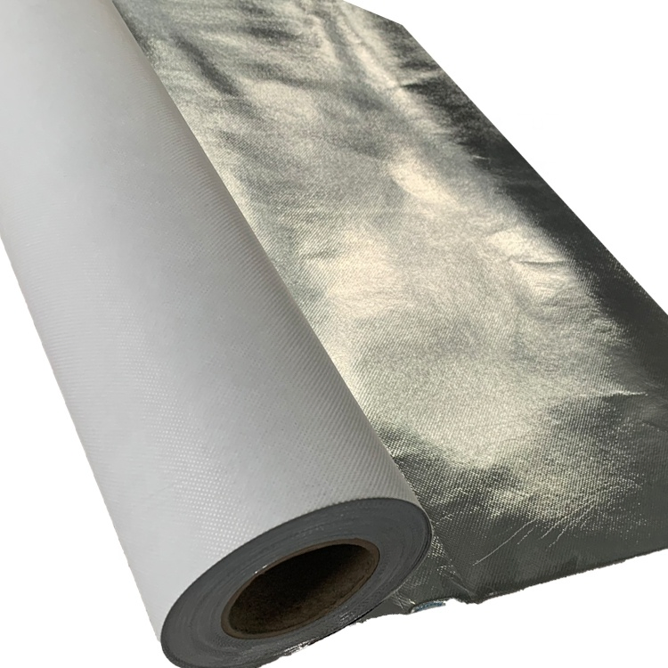 12 Micron Silver Metallized Pet Coating PE Film for Laminating with EPE and Bubble as Express Bags
