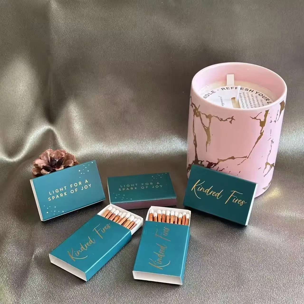 Matches Disposable Box Matches Wholesale Can Be Customized Matchbox 75mm Long Handle Color Head Candle Matches