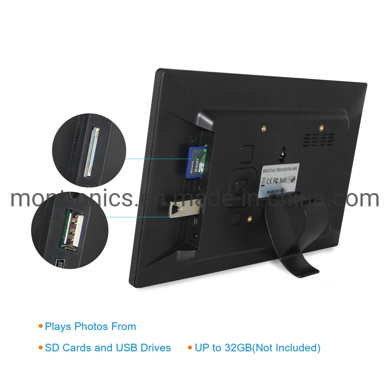 Цифровая фоторамка 10.1 дюймов Android, беспроводная WiFi