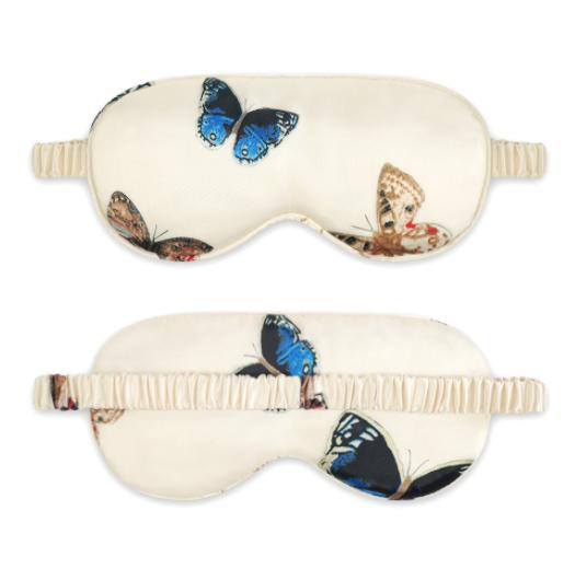 Custom Logo Satin Portable Travel Sleep Eye Mask Cheap Soft Eye Cover Eyeshade