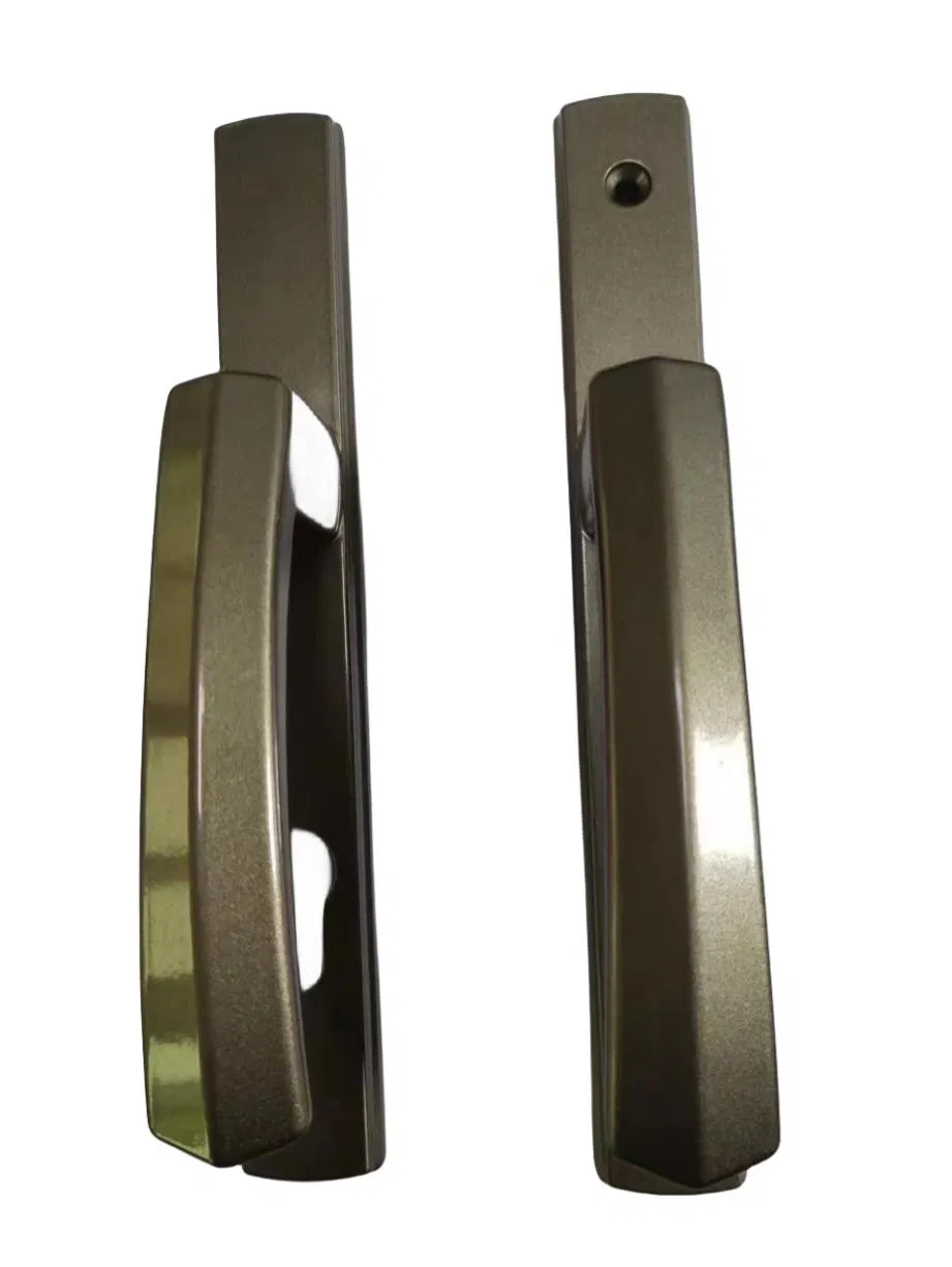 Door Hardware Aluminium Accessories Lever Interior Black Door Handle