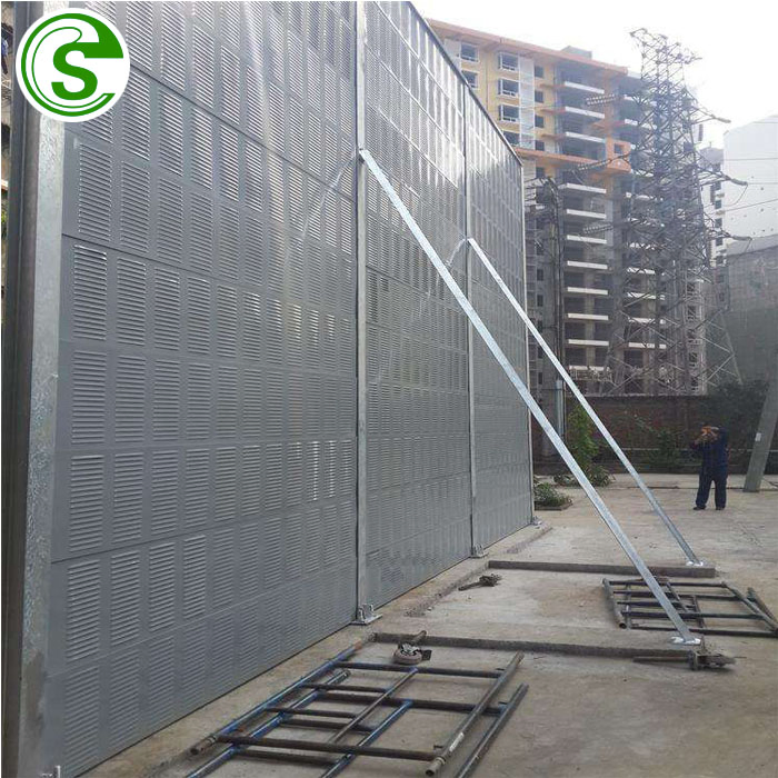 Highway Noise Barrier Aluminum Steel Noise Protection Barrier