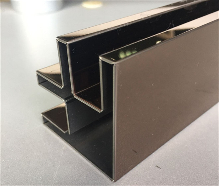 Decorative Stainless Steel Frame Cover, Door Frame, Wind Frame, with Brush or Mirror Finish