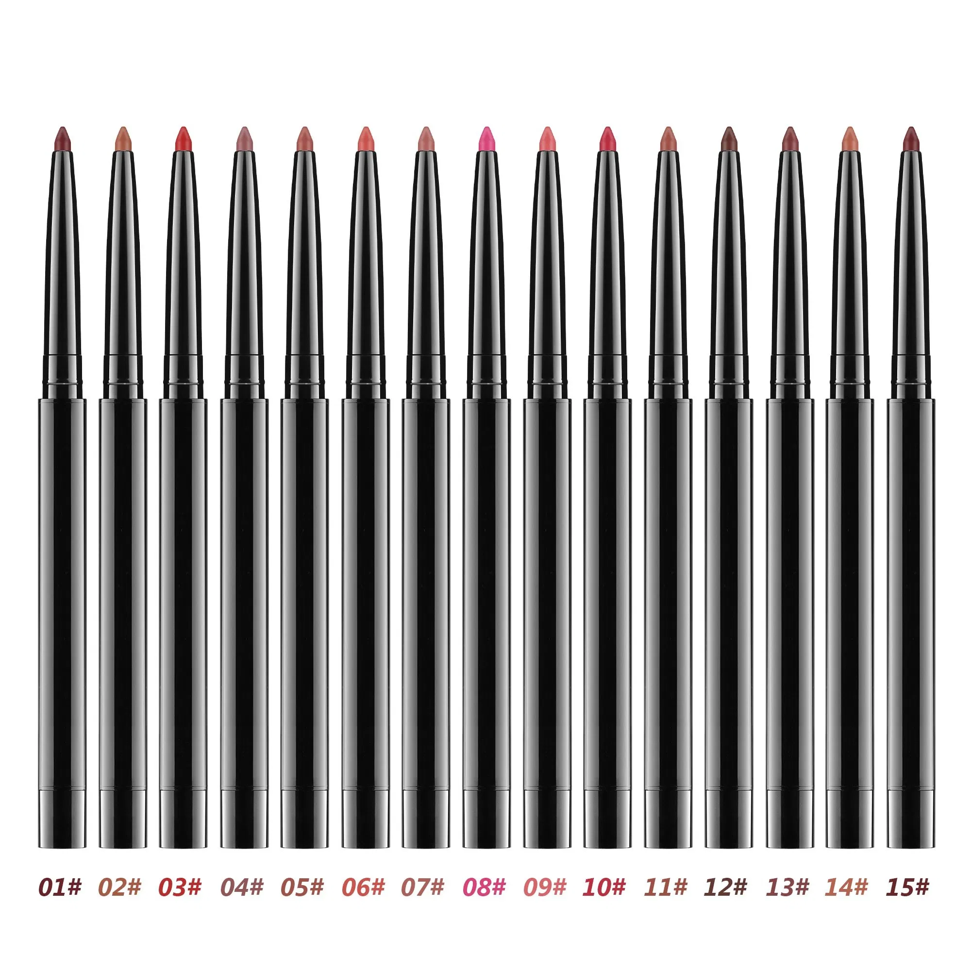 Twist up Cosmetic Private Label Eyeliner Pencil Vegan Waterproof Roll up Eye Liner Brown Eyeliner