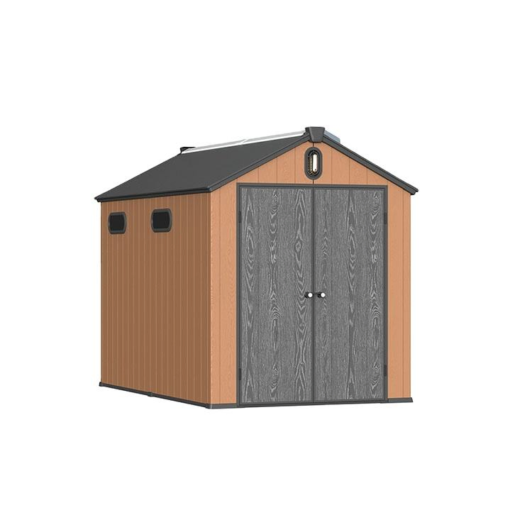 Easily Assembled Powder Coated Storage Outdoor Polycarbonate Plastic Garden Sheds