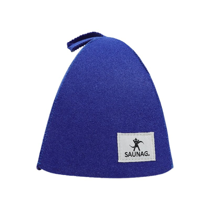 Wool Sauna Hat Eco-Friendly Insulating Hats for SPA, Sauna Room, Bathhouse, Comfortable, Breathable, Hand Finished