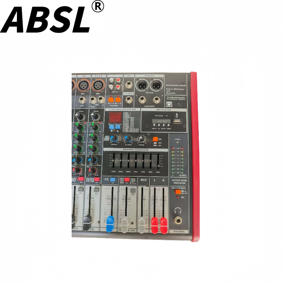 Профессиональный 12-канальный микшерный пульт с DSP