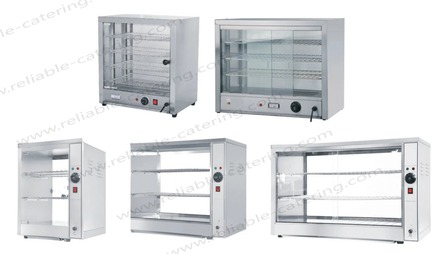Premium Stainless Steel Food Warmer with Glass Viewing Window